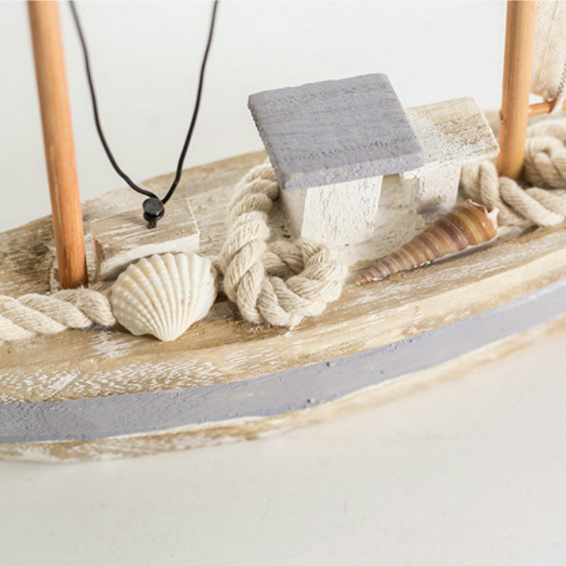 Wooden Craft Fishing Boat - HOMYEA