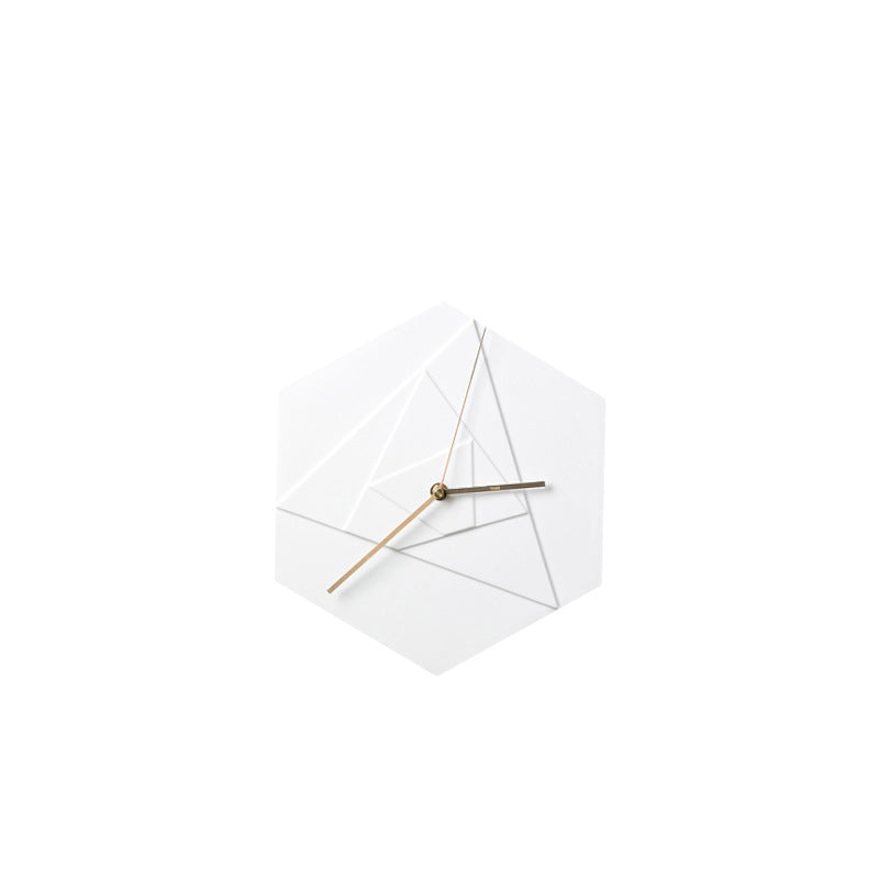 Geometric Design Ceramic Wall Clocks - HOMYEA