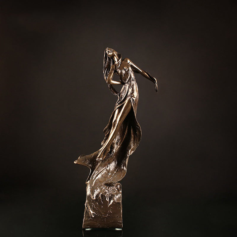 Bronze Dancer Sculpture - HOMYEA