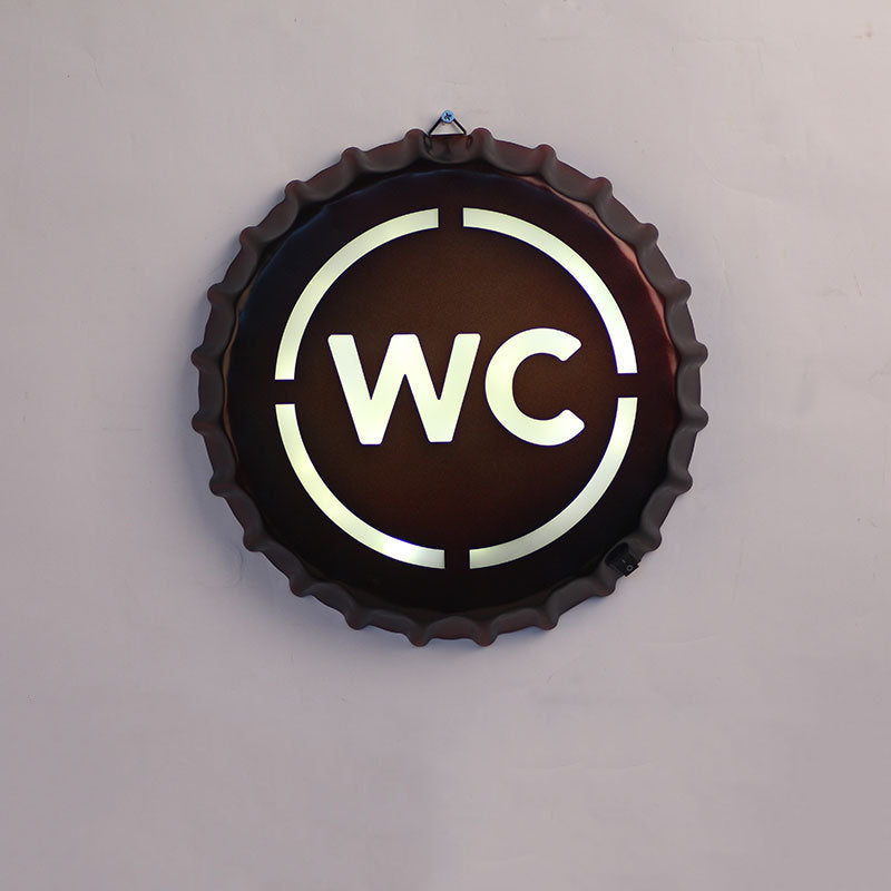 Vintage Metal Beer Lid LED Lights - HOMYEA