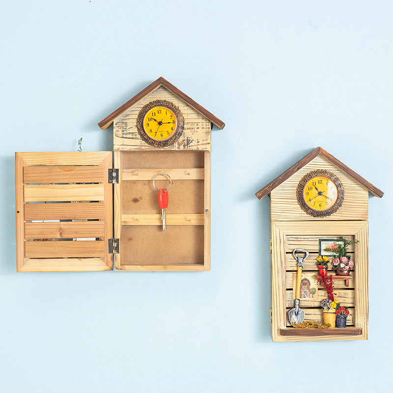 Key Box with Clock-Set Of Three - HOMYEA