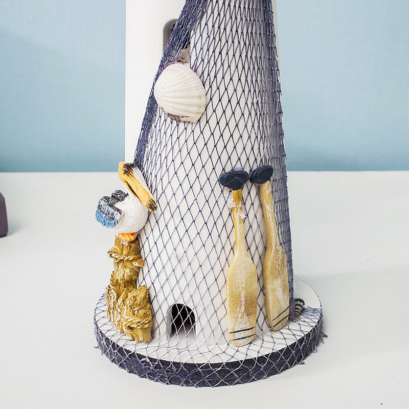 Creative Wooden Handmade Lighthouse - HOMYEA