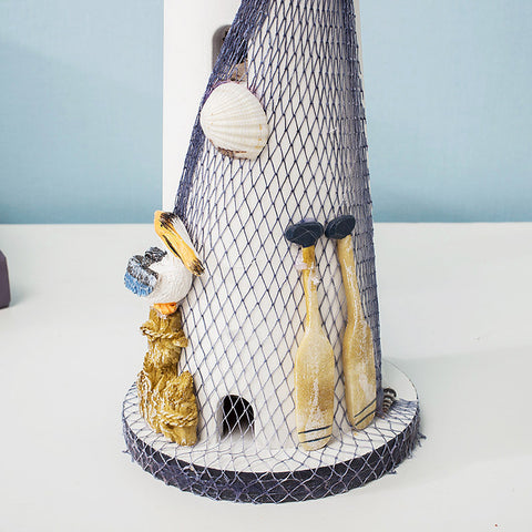 Creative Wooden Handmade Lighthouse - HOMYEA