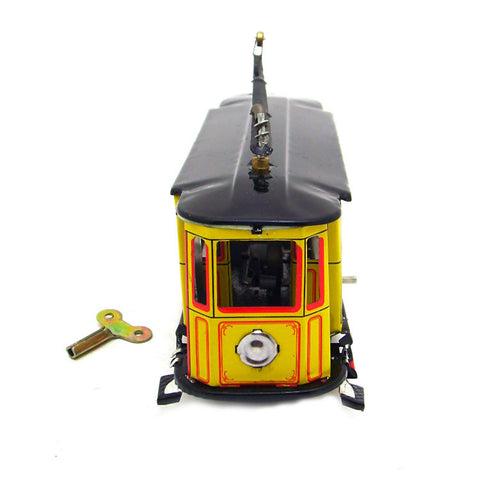 Retro Nostalgic Tram Tin Wind-up Toy - HOMYEA