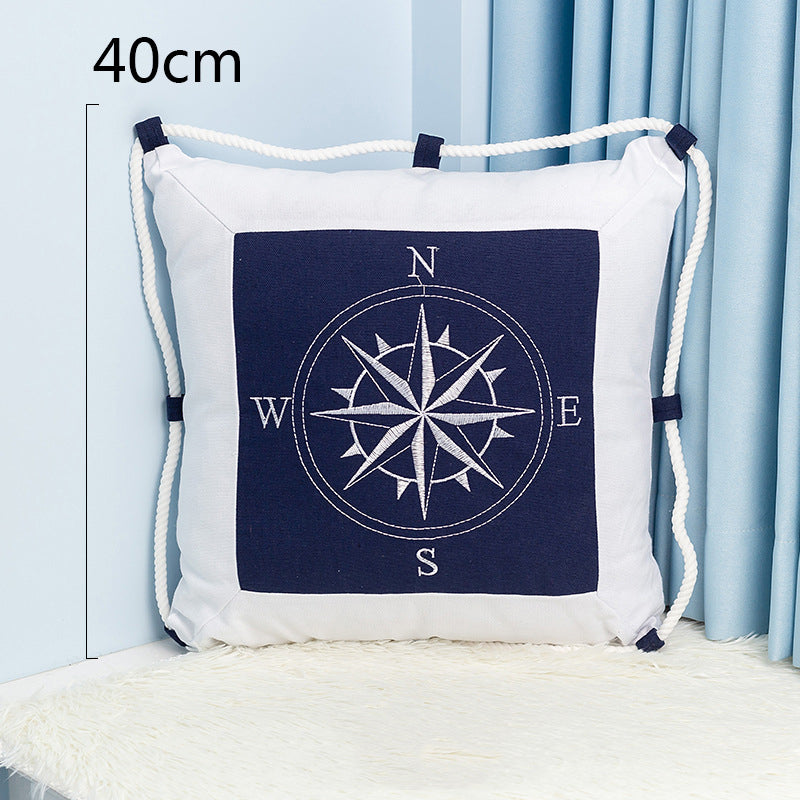 Cotton Iron Anchor Pillow - HOMYEA