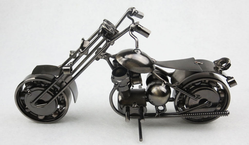 Harley Motorcycle Model Decor Object - HOMYEA