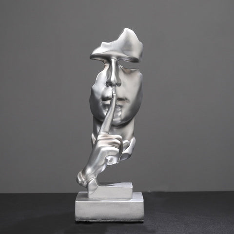 Resin Thinker Sculpture - HOMYEA