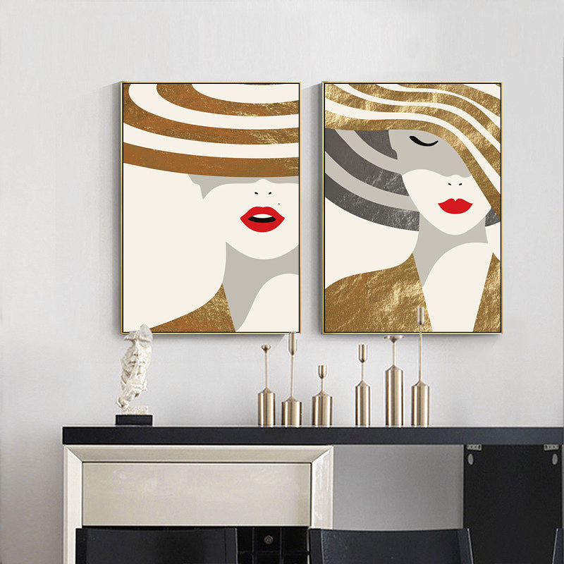 Golden Goddess Wall Art - HOMYEA