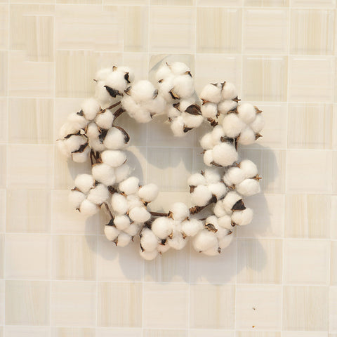 Christmas Hand Made Cotton Wreath - HOMYEA