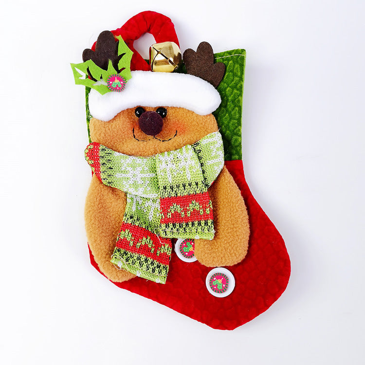 Christmas Socks with Christmas Tree Pendants - HOMYEA