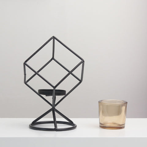 Geometric Metal Candlestick - HOMYEA