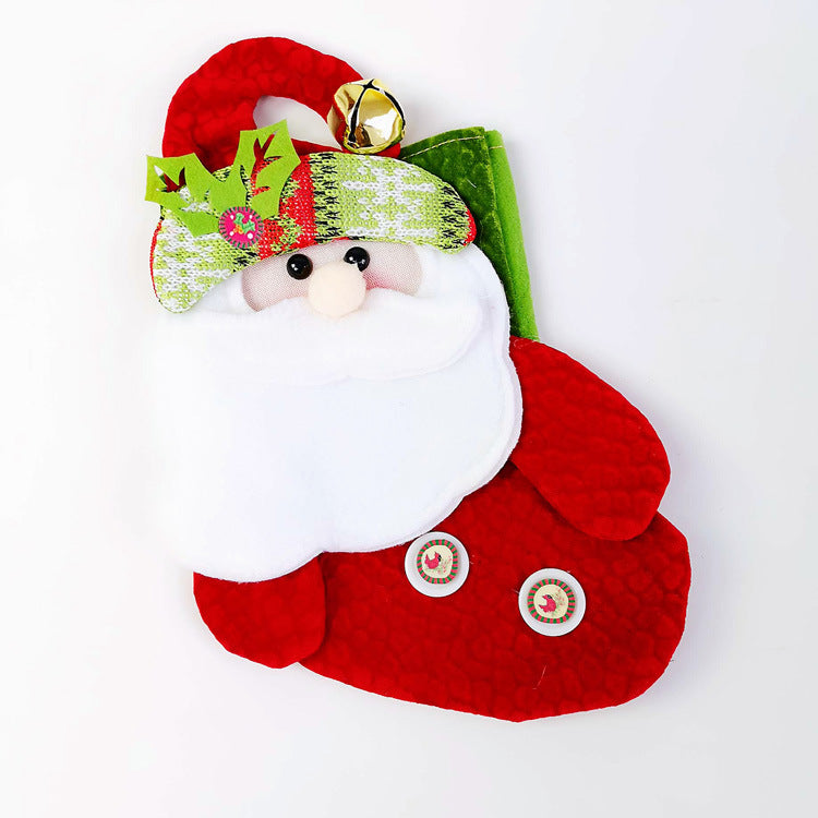 Christmas Socks with Christmas Tree Pendants - HOMYEA