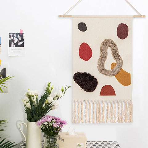 Hand Woven Tassel Tapestries - HOMYEA