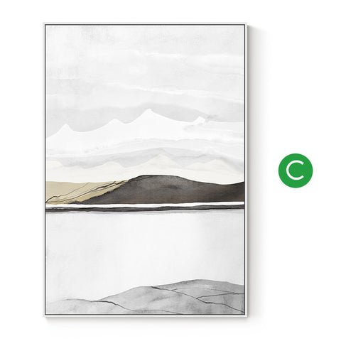 Modern Abstract Landscape Wall Art - HOMYEA