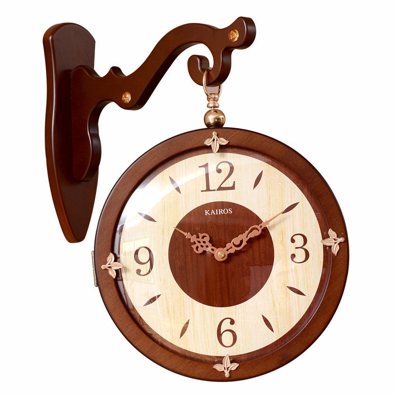 Double-sided Simple Wall Clock - HOMYEA