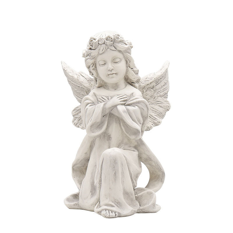 Resin Angel Sculpture - HOMYEA