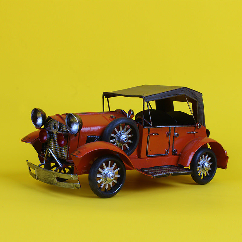 Retro Iron Car Model - HOMYEA