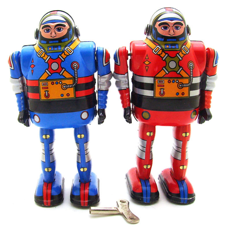 Astronaut Robot Adult Collection Tin Wind-up Toys - HOMYEA