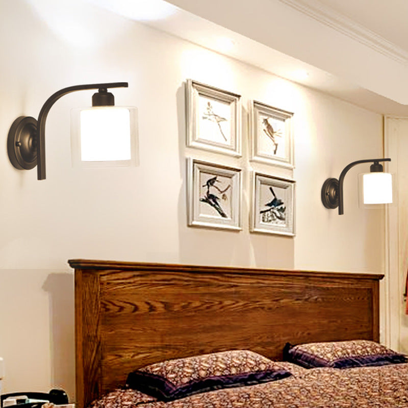 New American Bedside Sconces - HOMYEA