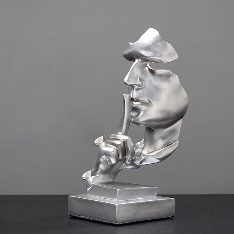 Resin Thinker Sculpture - HOMYEA