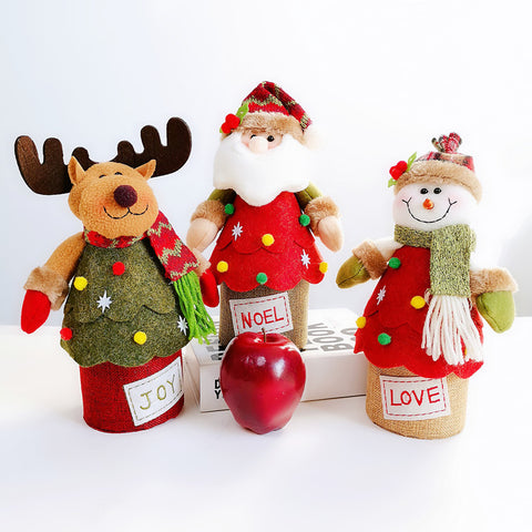 Christmas Fabric Apple Boxes - HOMYEA