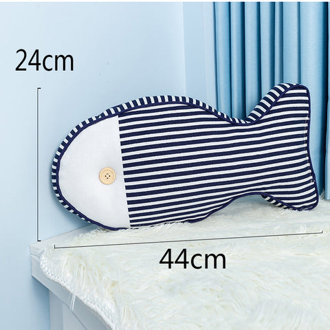 Cotton Fish Cushion Pillow - HOMYEA