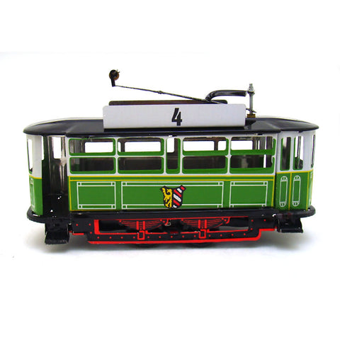 Retro Nostalgic Tram Tin Wind-up Toy - HOMYEA