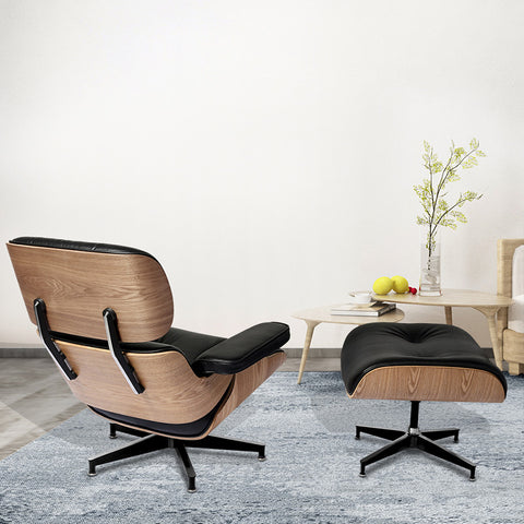 Eames Leisure Leather Lounge Chairs- Only Available for Buyers in USA - HOMYEA