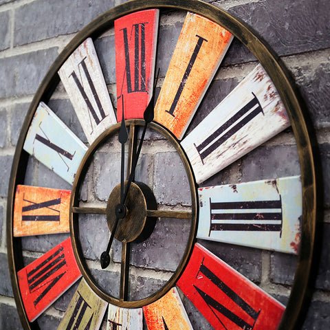 Loft Country Wall Clock - HOMYEA