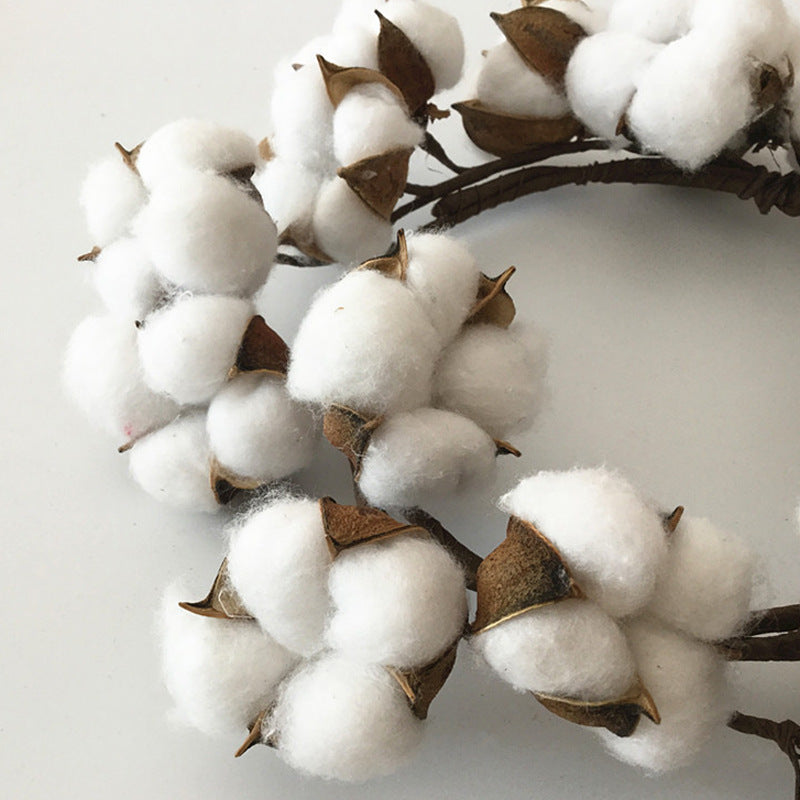 Christmas Hand Made Cotton Wreath - HOMYEA