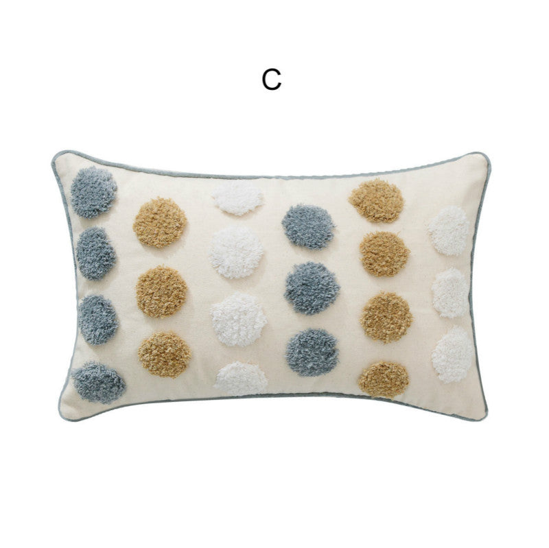 Cute Square Cotton Pillows - HOMYEA