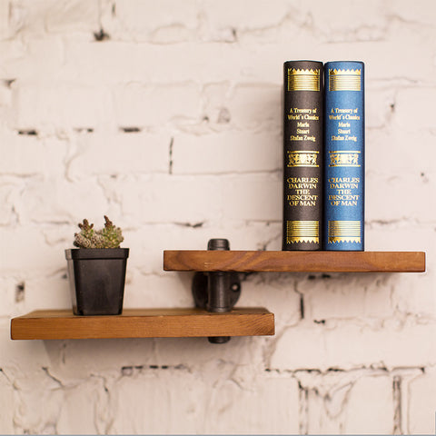 Water Pipe Shape Shelf - HOMYEA