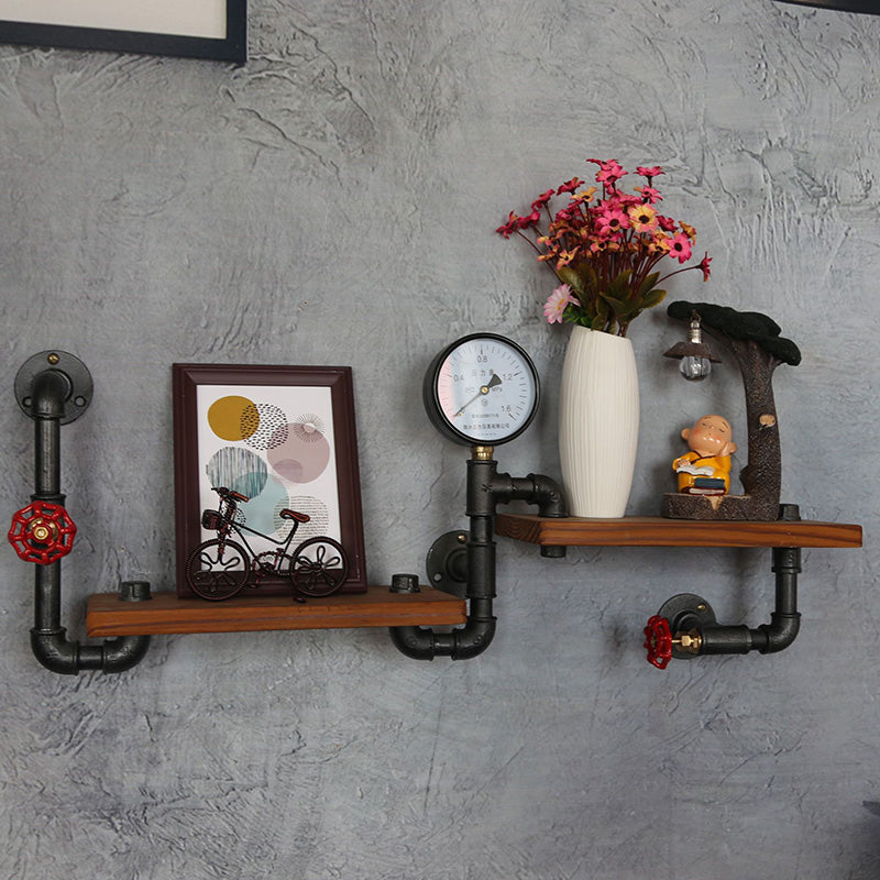 Wrought Iron Wall Shelf - HOMYEA