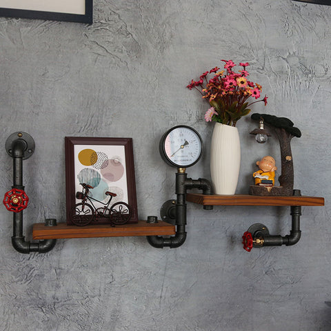 Wrought Iron Wall Shelf - HOMYEA