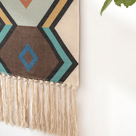 Bohemian Hand Woven Tassels Tapestries - HOMYEA