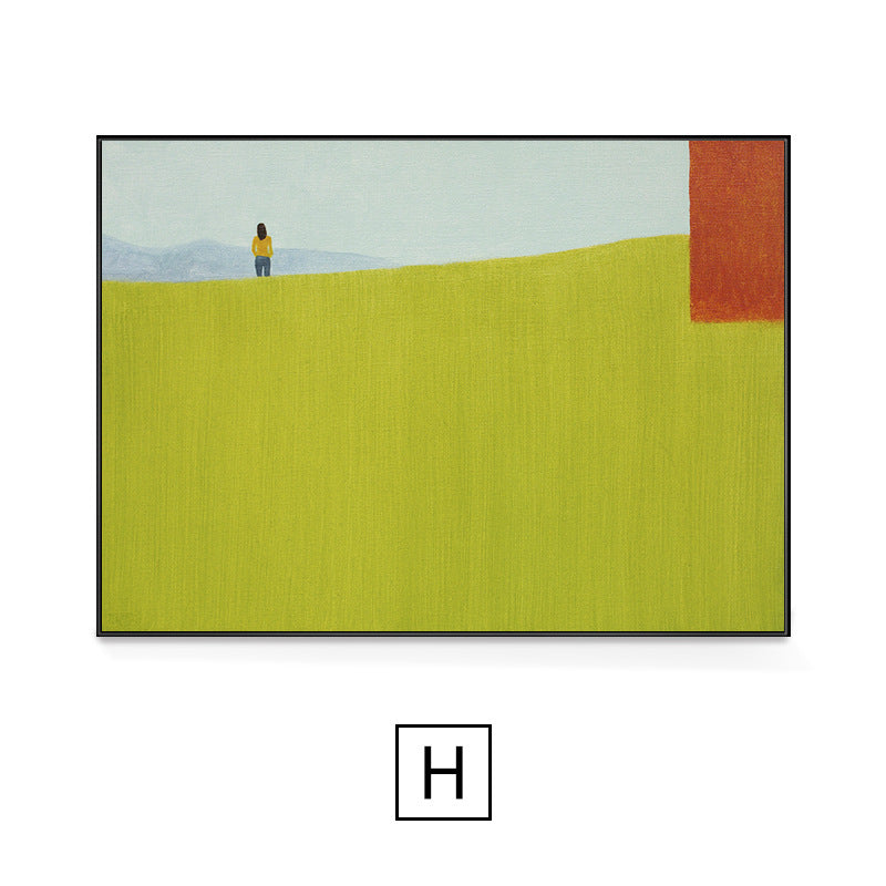 Pink Landscape Wall Art - HOMYEA