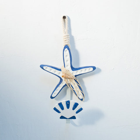 Starfish Shell Coat Hook - HOMYEA