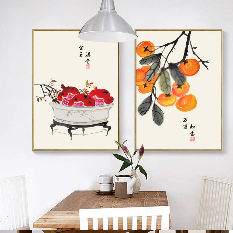 Chinese Fruit Wall Art - HOMYEA