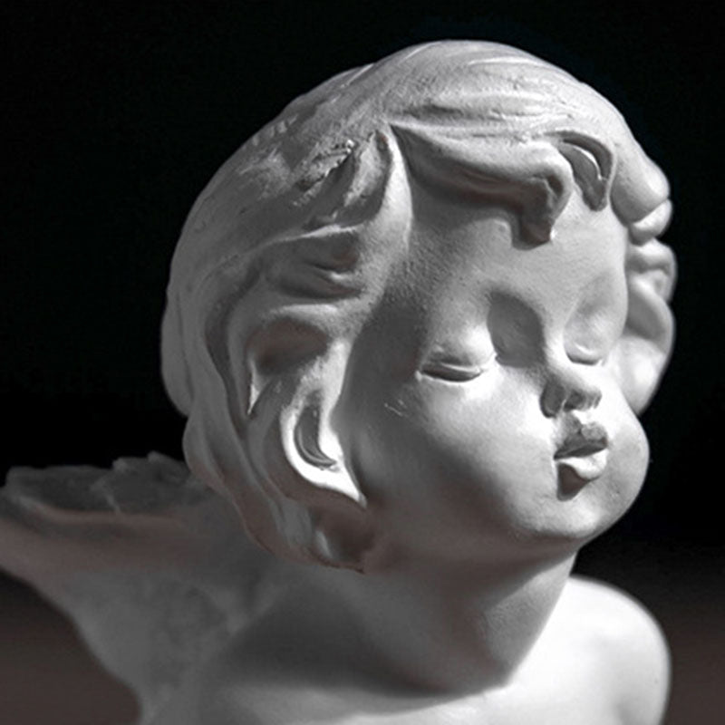 White Angel Couple Small Sculpture - HOMYEA