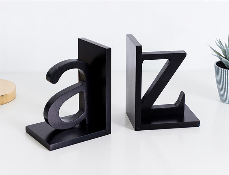 A-Z Letter Bookends - HOMYEA