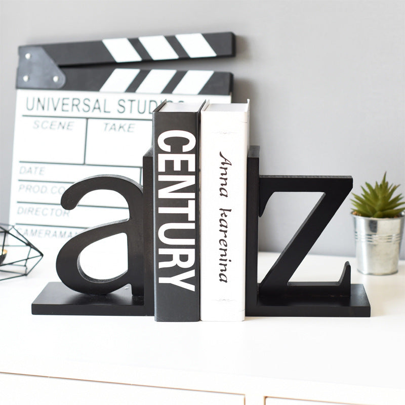 A-Z Letter Bookends - HOMYEA