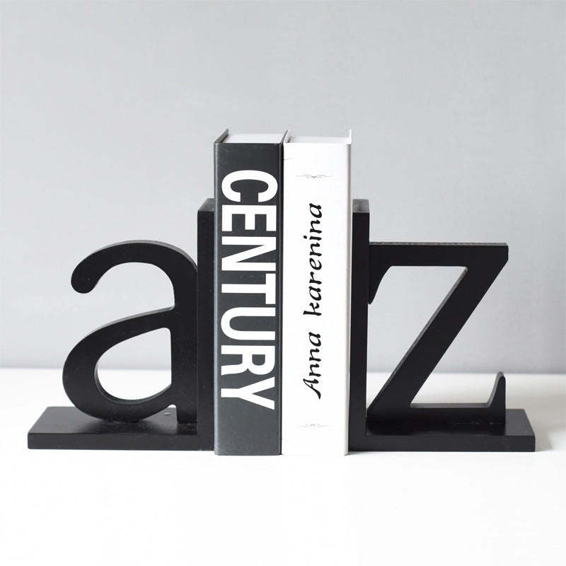 A-Z Letter Bookends - HOMYEA