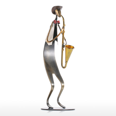 Abstract Iron Band Character Sculpture - HOMYEA