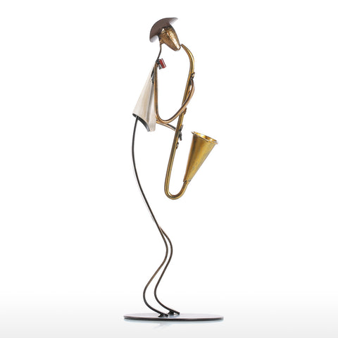 Abstract Iron Band Character Sculpture - HOMYEA