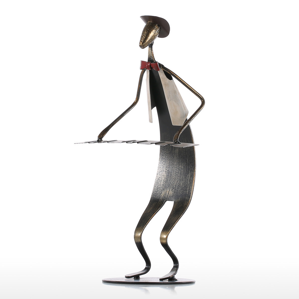 Abstract Iron Band Character Sculpture - HOMYEA