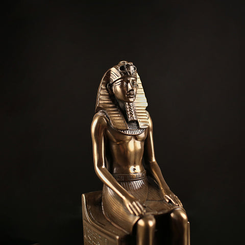 Egyptian Pharaoh Sculpture Bookends - HOMYEA