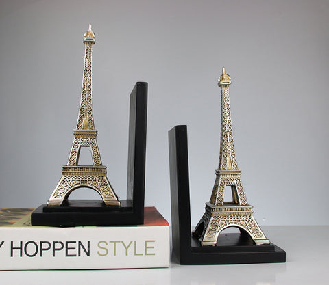 Eiffel Tower Sculpture Bookends - HOMYEA