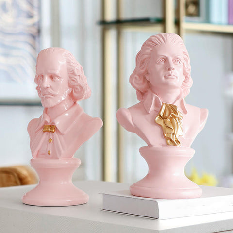 Shakespeare and Mozart Sculpture - HOMYEA