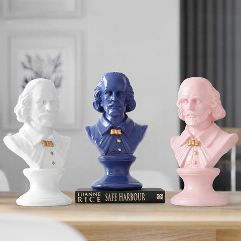 Shakespeare and Mozart Sculpture - HOMYEA