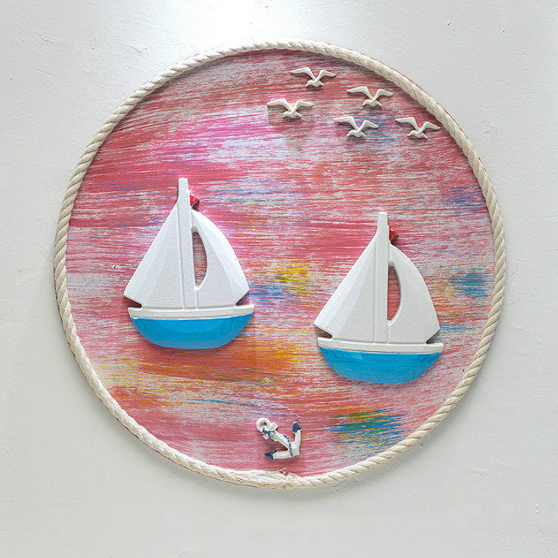 Circular Resin Marine Mural - HOMYEA